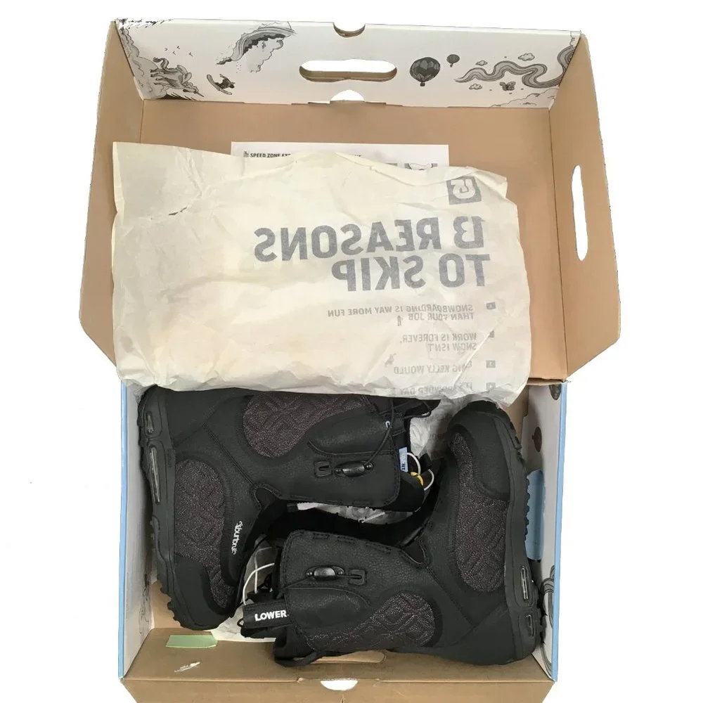 NEW Burton Emerald Womens Snowboard Boots!  Black  Size 5 or 5.5  Euro 35 or 36